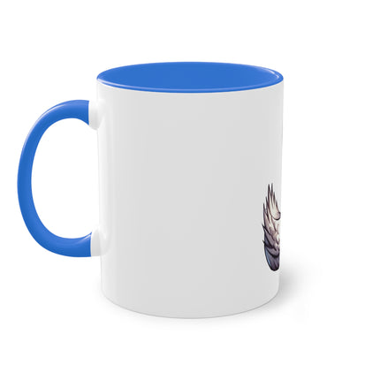 Harmony Two-Tone Coffee Mug: Sip in Style, Revel in Comfort - Swan