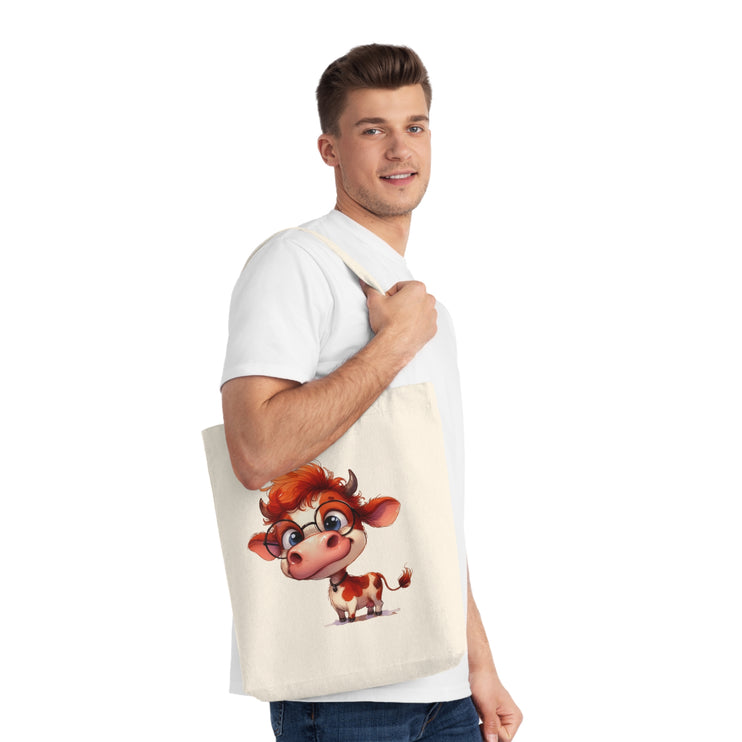 Καμβά sustainstyle Tote Bag: Οικολογική συνειδητή μόδα - αγελάδα