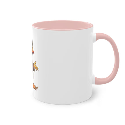 Harmony Two-Tone Coffee Mug: Sip in Style, Revel in Comfort - Duck