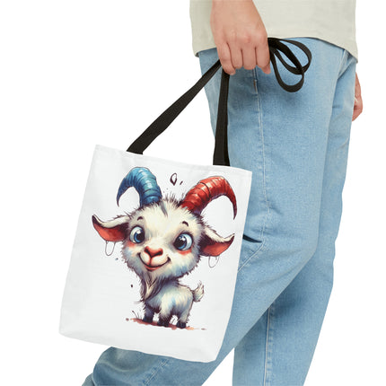 WhimsyWear Εθιμο Tote: Στυλ και λειτουργικότητες μεταφοράς παντού! Χαριτωμένος κατσίκι