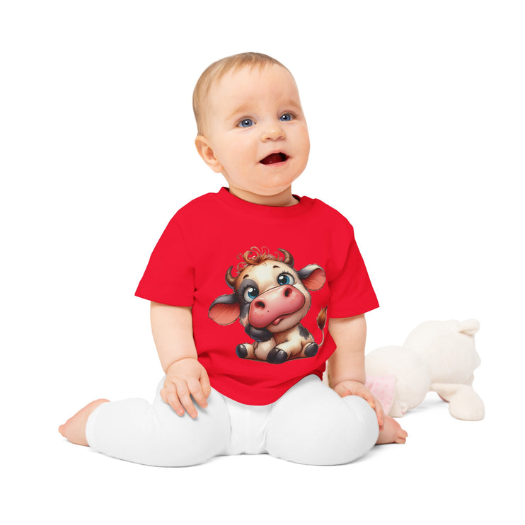 Enchanted Organic Baby Tee: απαλότητα, στυλ, & Sweetness - αγελάδα