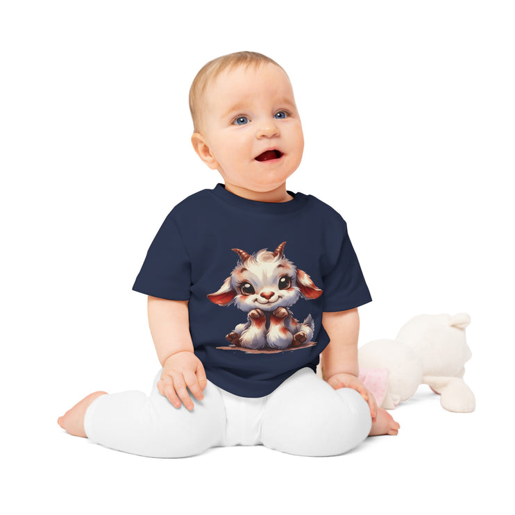 Enchanted Organic Baby Tee: απαλότητα, στυλ, & Sweetness - Χαριτωμένο κατσίκι