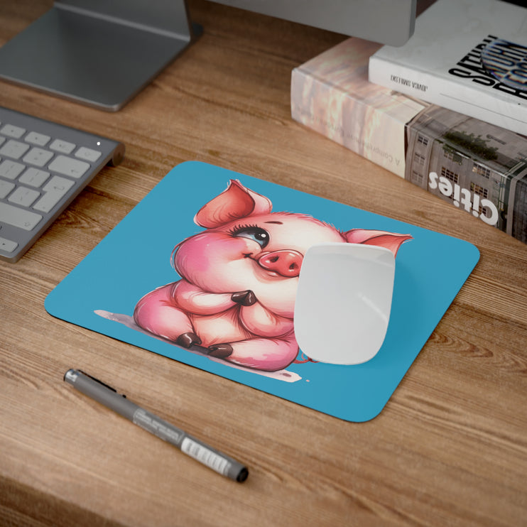 WhimsyWonder Pad Mouse Desk: Εξατομικευμένη γοητεία για το χώρο εργασίας σας - Χαριτωμένο χοίρο συνεδρίαση