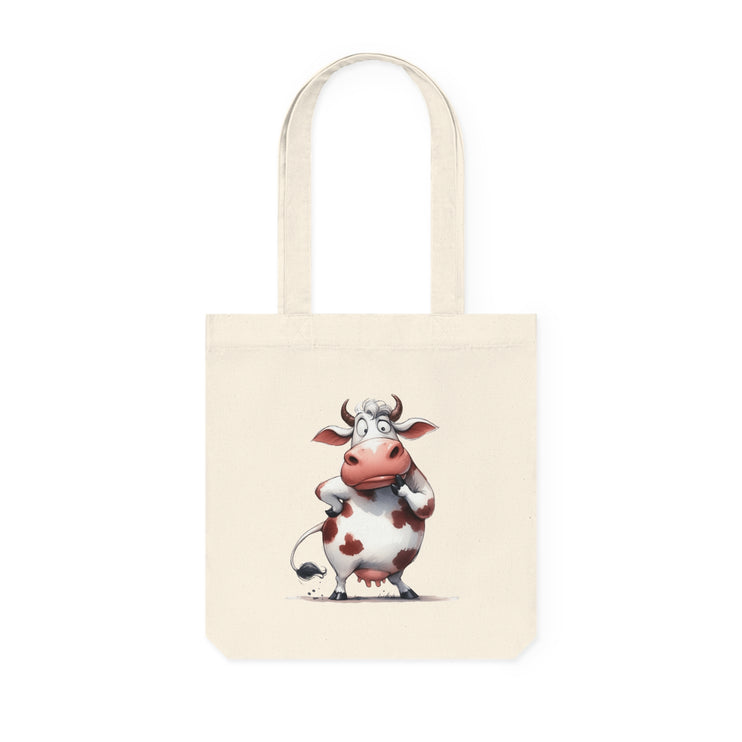 Καμβά sustainstyle Tote Bag: Οικολογική συνειδητή μόδα - αγελάδα