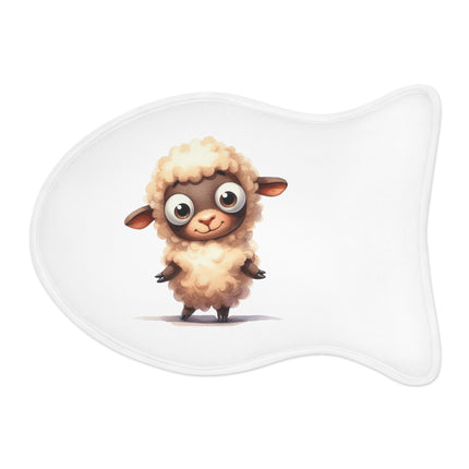 CharmPaws Pet Feeding Mats: Keep Mealtime Mess-Free & Stylish! - Sheep