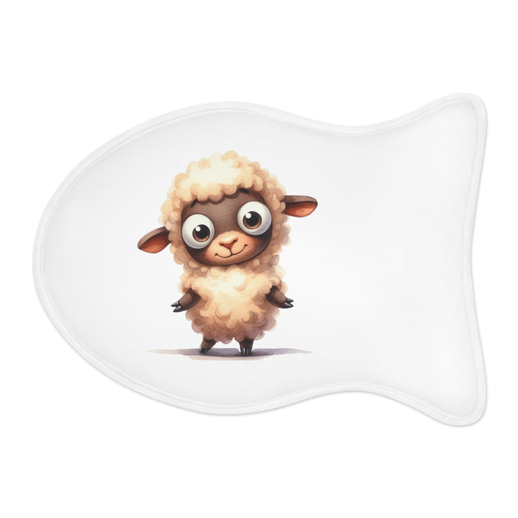 CharmPaws Pet Feeding Mats: Keep Mealtime Mess-Free & Stylish! - Sheep