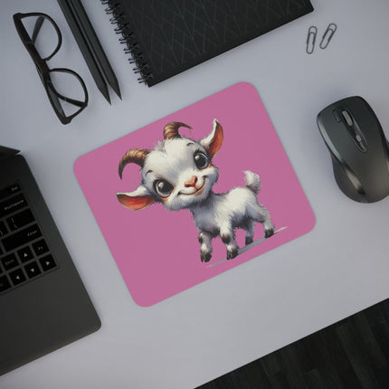 WhimsyWonder Desk Mus Pad: Personaliseret charme til dit arbejdsområde - Cute Baby Goat