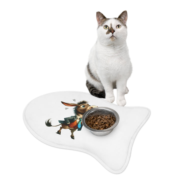 CharmPaws Pet Feeding Mats: Keep Mealtime Mess-Free & Stylish! - Donkey