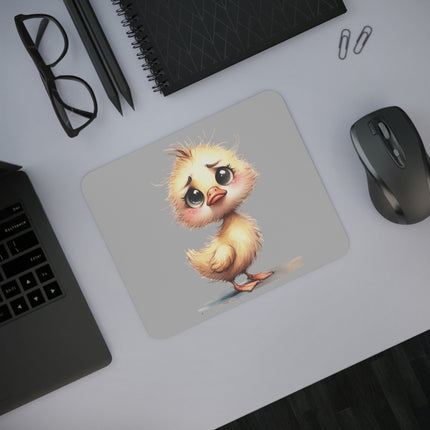 WhimsyWonder Desk Mouse Pad: Εξατομικευμένη γοητεία για το χώρο εργασίας σας - Pouting Baby Duck