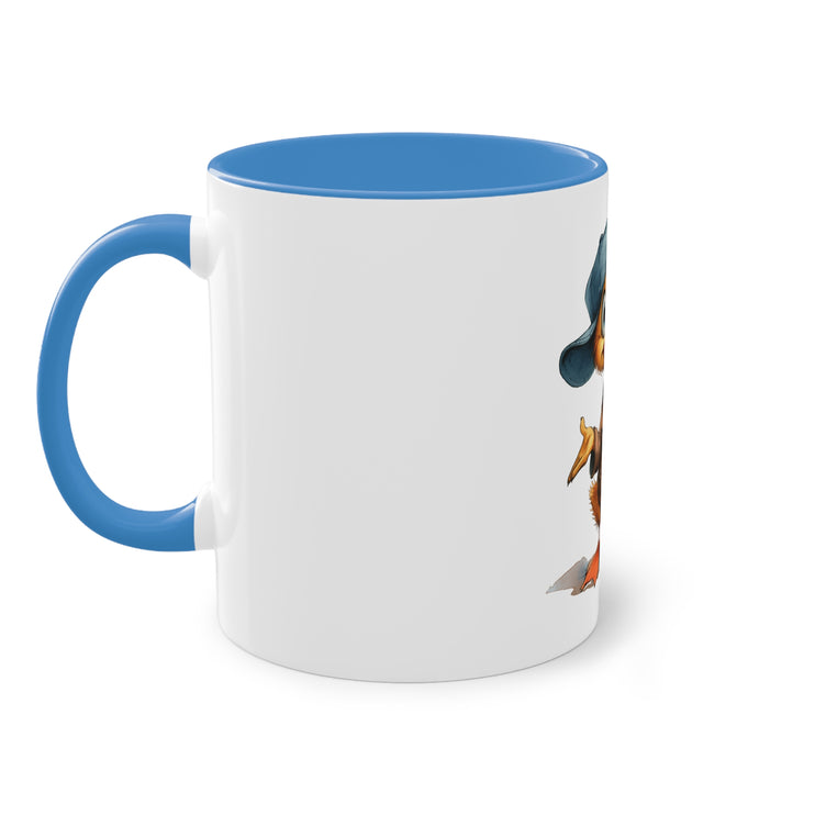 Harmony Two-Tone Coffee Mug: Sip in Style, Revel in Comfort - Duck