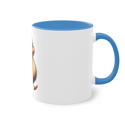 Harmony Two-Tone Coffee Mug: Sip in Style, Revel in Comfort - Duck