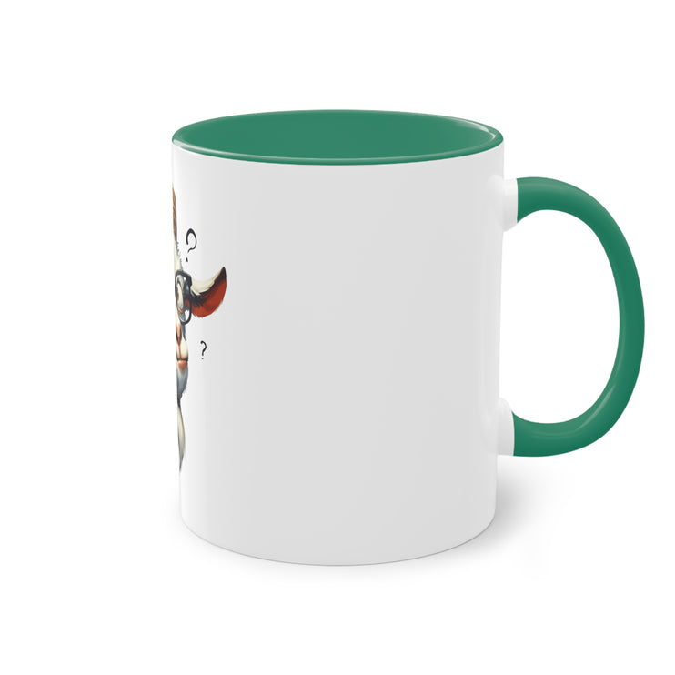 Harmony Two-Tone Coffee Mug: Sip in Style, Revel in Comfort - Goat